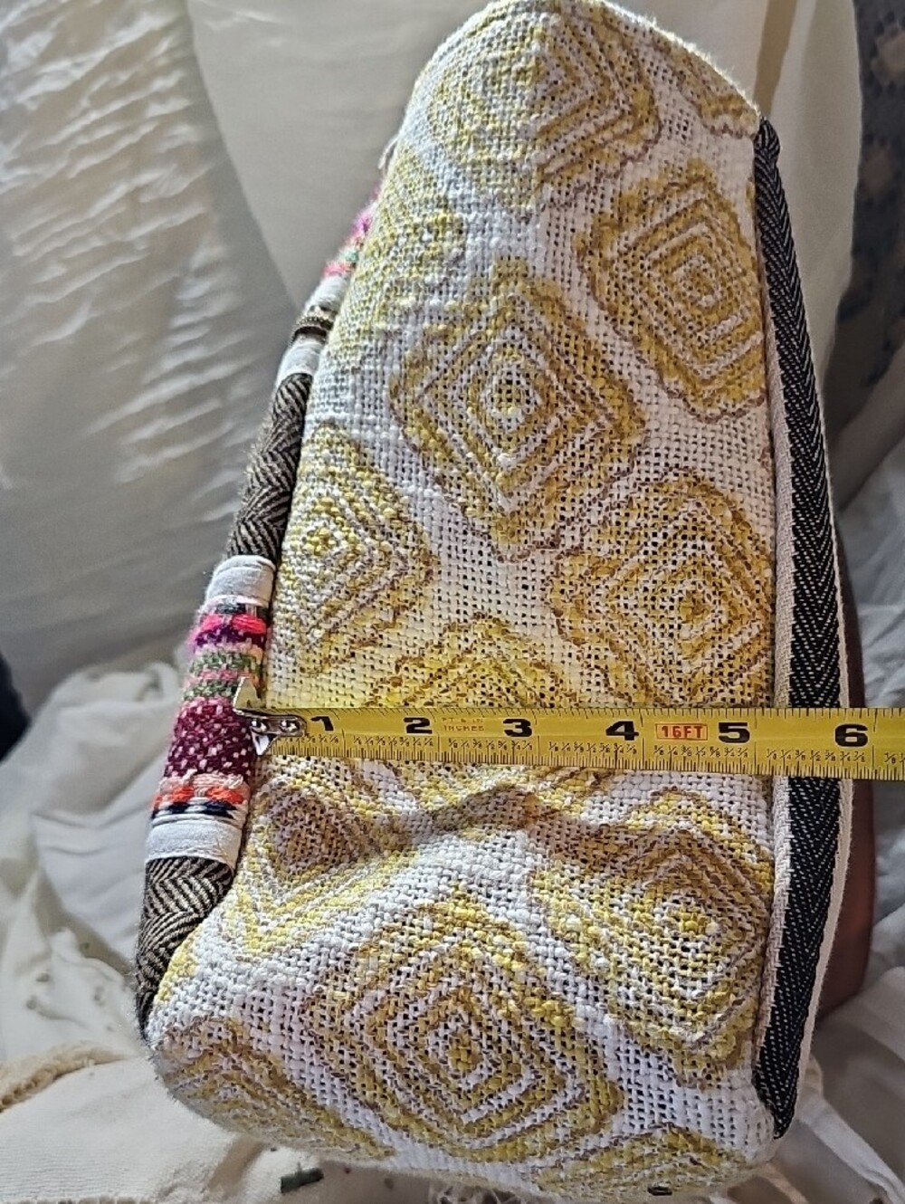 Himalayan Hemp Multicolor Stripe Tote Bag - Picture 13 of 16